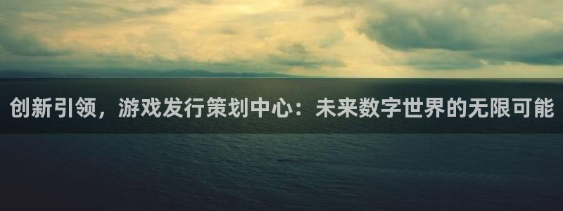 亿万28官网注册平台登录不上：创新引领，游戏发行策划中心：未来数字世界的无限可能